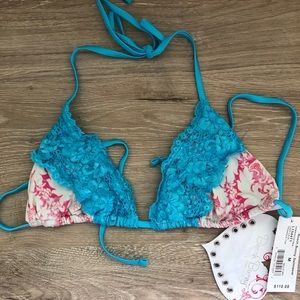 NWT Beach Bunny Swim Top